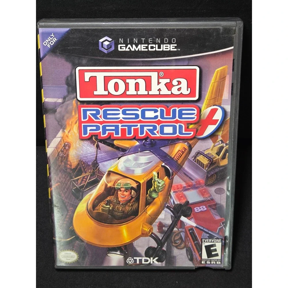 Tonka Rescue Patrol Nintendo GameCube GCN 2003 CIB Complete With‎ Manual TDK